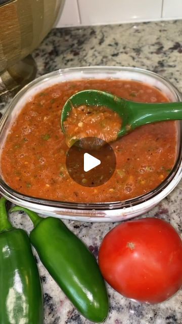 Debra Gabriella on Instagram: "Salsa Roja bringing my favorite salsa to the top in case you want to make it for your next carne asada.   Salsa roja a mi gusto! . There are so many different ways to make salsa, this is one of my favorites. It’s quick, it’s easy and it’s 🔥🔥🔥🔥  Make this and I promise you’ll stop buying jarred salsa if you’re still buying salsa.  Salsa: 5 off the vine tomatoes  2 extra large jalapeños  2 garlic clove  1/2 of a large onion Chile de arbol  Cilantro  1 lime  Salt, pepper, adobo (hot) you can add a dash of garlic and onion powder. Some add chicken bouillon instead of salt.   Roast all veggies, I add the Chile de arbol last as you only need about 1 minute, don’t burn it, it will taste bitter. I blend the tomatoes and the Chile de arbol first till well incorpor Red Salsa Recipe Mexican, Roasted Red Salsa, Hot Salsa Recipes, Low Carb English Muffin, Best Salsa Recipe, Make Salsa, Vine Tomatoes, Mexican Salsa Recipes, Salsa Salsa