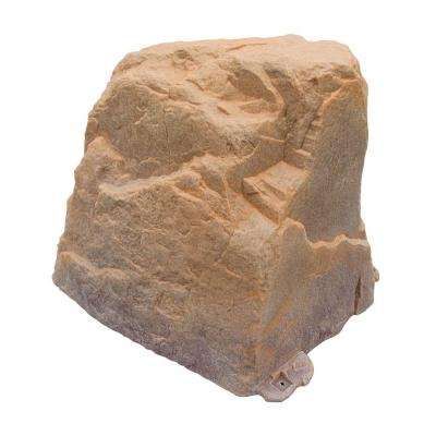 27 in. L x 21 in. W x 25 in. H Plastic Cover in Orange/Burgundy Well Pump Cover, Stone Well, Garden Animal Statues, Artificial Rocks, Fake Rock, Faux Rock, Rock Cover, Garden Animals, Well Pump