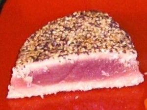 Sesame-Crusted Tuna  Good with lots of other fish, too! Ahi Tuna Recipes, Meat Dishes For Dinner, Fry Pork Chops, Boat Meals, Keto Indian Food, Keto Mexican Food, Keto Chinese Food, Sesame Crusted Tuna, Air Fry Pork Chops