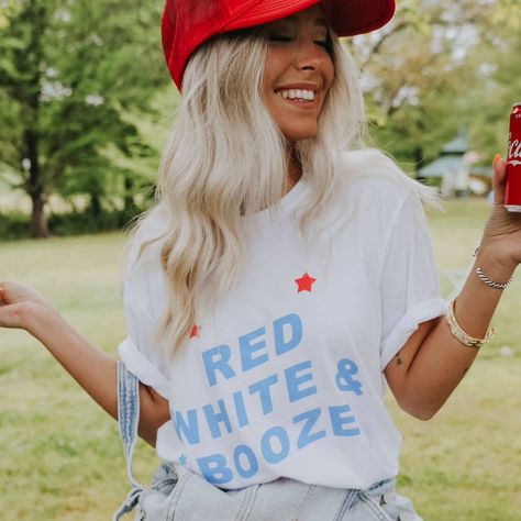 Super Soft And Cute T-Shirt!!! 4th Of July Shirts For Women, 4th Of July Shirt Ideas, 4th Of July Shirts, July Outfits, Letter Print Tee, Free People Bags, Fourth Of July Shirts, 4th Of July Shirt, 4th Of July Outfits