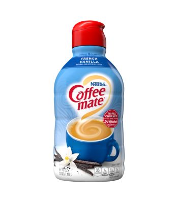 French Vanilla 64fl oz French Vanilla Coffee Creamer, Nestle Coffee Mate, Nestle Coffee, French Vanilla Creamer, Vanilla Coffee Creamer, Flavored Coffee Creamer, French Vanilla Coffee, Non Dairy Creamer, Coffee Concentrate