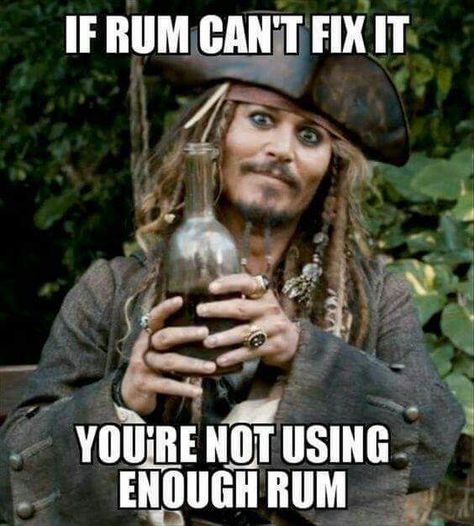 Well, rum is the key Jack Sparrow Funny, Captain Jack Sparrow Quotes, Jack Sparrow Quotes, John Depp, Kaptan Jack Sparrow, Captain Jack Sparrow, Bd Comics, Memes Hilarious, A Meme