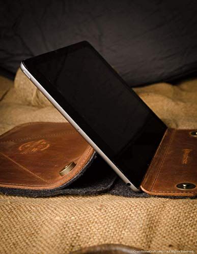 Amazon.com: New 2018 iPad Pro 12.9 inch leather case | Classic Brown, iPad Pro 11 inch sleeve, 100% wool felt lined, Apple pencil, handmade, unique, vintage Crazy Horse leather tablet stand, Crazy Horse Craft: Handmade Portable Leather Pencil Case, Ipad Case With Pencil Holder, Leather Ipad Sleeve, Ipad Pro Leather Case, Functional Leather Cases For On-the-go, Leather Working Projects, Leather Tablet Case, Leather Ipad Case, Tablet Bag