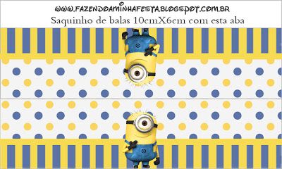 Inspired in Minions: Free Printable Labels. Curious George Printables, Minion Baby, Minion Theme, Minion Movie, Minion Birthday Party, Candy Bar Labels, Creative Tutorials, Minions Despicable Me, Minion Birthday