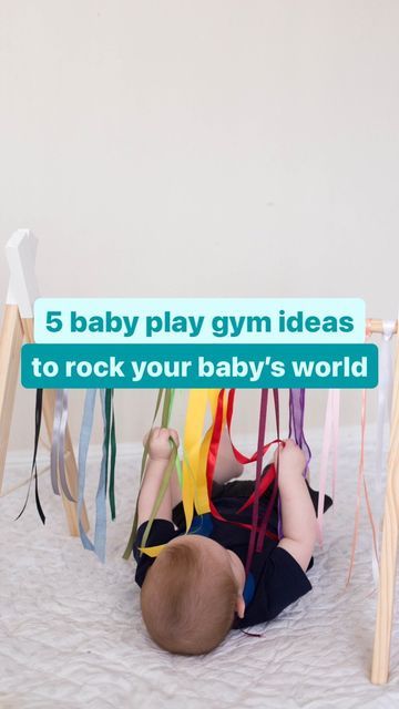 Casey Patch • Play Ideas & Printables on Instagram: "Looking for ways to change up your baby play time? Why not try changing the items you hang from your baby play gym! Some of our favourites include: 👉🏻 Coloured ribbons 👉🏻 Christmas bells 👉🏻 Shower sponges 👉🏻 Play silks 👉🏻 Fresh leaves from the garden Know someone that might like these simple baby play ideas? Tag them below!!" Diy Play Gym, Play Gym Diy, Baby Gym Diy, Diy Baby Play Gym, Baby Play Ideas, Diy Baby Gym, Play Silks, Grandkids Room, Baby Activity Gym