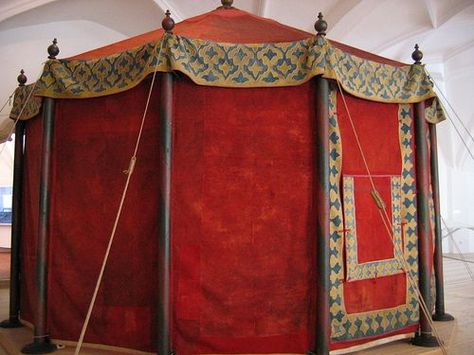 Ottoman Turkish Tents on Pinterest | Ottomans, Tent and 17th Century Medieval Tent, 4 Horsemen, Airstream Living, Diy Tent, Red Tent, Camping Inspiration, Gazebo Tent, Cool Tents, Outdoors Tattoo