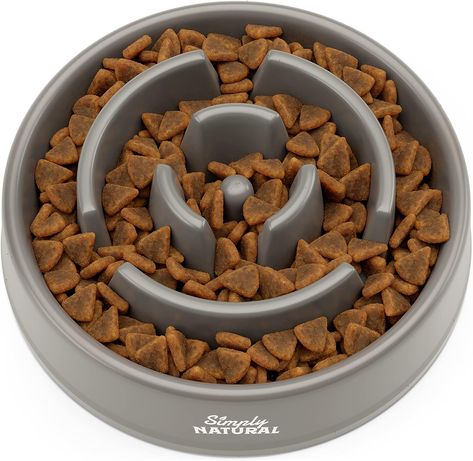 BPA-FREE + PET SAFE: Our slow feeder dog bowl is BPA, PVC, and phthalate-free. Built with only safety-tested materials, our dog slow feeder bowl guarantees your dog only eats what you give it. BETTER PORTION CONTROL: Our dog bowls to slow down eating and increase eating time by 8x on average. Prevent choking, vomiting, overeating, and indigestion. Help your pet develop healthier eating habits. Slow Feeder Dog, Labyrinth Design, Natural Pet Food, Dog Food Bowls, Slow Feeder, Raw Food Diet, Wet Dog Food, Food Out, Dog Bowl