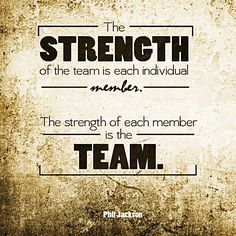 #leadership #teambuilding Positive Teamwork Quotes Motivation, National Employee Appreciation Day, Teamwork Quotes Motivational, Team Building Quotes, Building Quotes, Team Quotes, Phil Jackson, Teamwork Quotes, Quotes Women