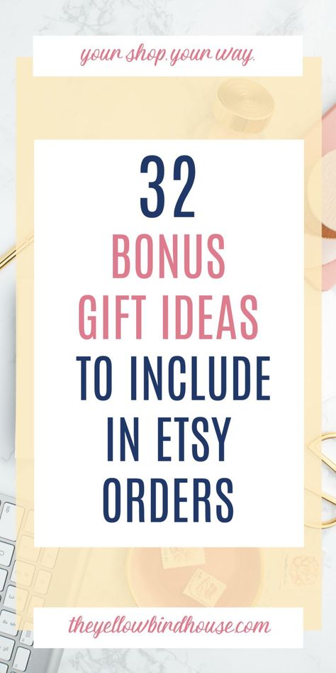 32 Bonus gift ideas to include in Etsy orders. As an Etsy seller, you need to set yourself apart from the rest. One way to do that is with little add-on gifts to include with each other. This adds so much value in the eyes of the customer and turns your reviews from 'ho-hum' to raves! Starting Etsy Shop, Etsy Gift Ideas, Free Gift Idea, Starting An Etsy Business, Etsy Packaging, Diy Gifts To Sell, Pressed Flower Crafts, Customer Gifts, Store Manager