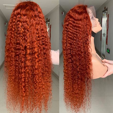 Wigs For Black Women Long, Orange Wig, Hair Color Images, Brazilian Hair Wigs, 13x4 Lace Front Wig, Monofilament Wigs, Waves Curls, Cheap Human Hair, Beautiful Wigs