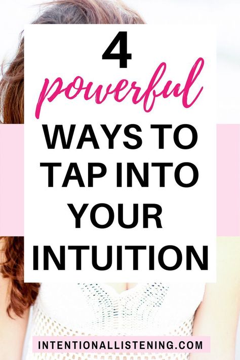 Do you ever have a "gut" feeling or hunch about something? Do you ever shrug it off? We all do it because it can seem illogical or even irresponsible to depend on a hunch. BUT what your sensing is actually your intuition! Read this post now if you want to learn how to develop and trust your intuition with these 4 simple ways! #intuition #developintuition #senseintuition  #trustyourintuition How To Trust Your Intuition, Intuition Developing, Gut Feelings, Intuition Quotes, Trust Your Intuition, Intuitive Empath, Personal Growth Plan, Trust Your Gut, Development Quotes