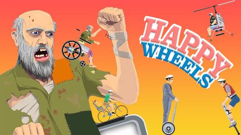 Flash Games Nostalgia, Happy Wheels Game, Nostalgic Games, Old Websites, Happy Wheels, Childhood Memories 2000, Flash Games, 2000s Nostalgia, Childhood Games