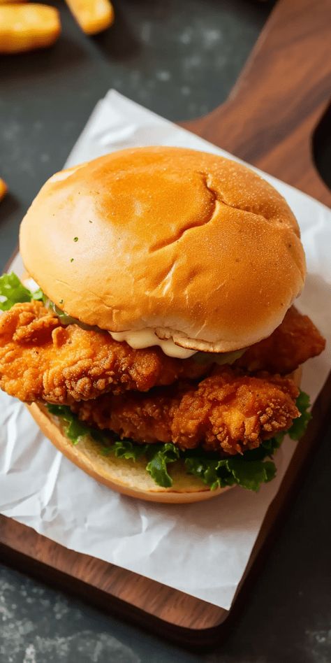 Chick Fil A Sandwich, Copycat Chick Fil A, Chicken Fillet, Homemade Waffles, Chicken Sandwich Recipes, Fried Chicken Breast, Chewy Sugar Cookies, Our Secret, Food Experiences