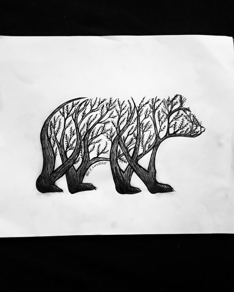 Bear Tattoos Simple, Bear Face Tattoo Simple, Bear Drawing Tattoo, Line Bear Tattoo, Spirit Bear Tattoo, Batman Tatoos, Tiny Bear Tattoo, Bear Outline Tattoo, Fine Line Bear Tattoo