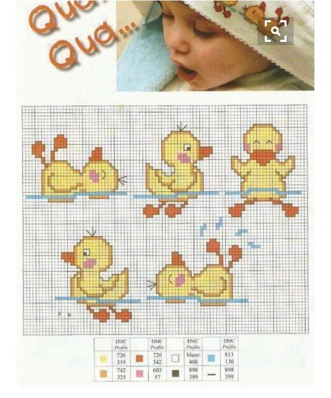 Vogue Kids, Baby Cross Stitch Patterns, Cross Stitch For Kids, Pola Kristik, Cross Stitch Bird, Baby Cross, Cross Stitch Borders, Cross Stitch Baby, Cross Stitch Animals