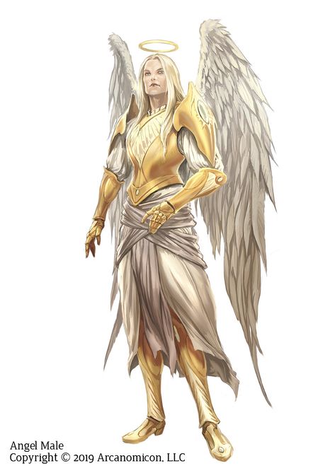 ArtStation - Tales of Arcana, Angels, Miguel Regodón Harkness Angelic Knight, Aasimar Female, Character Art Inspiration, Winged People, Oc Female, Angel Warrior, Roleplay Characters, Dungeons And Dragons Characters, Demon Art