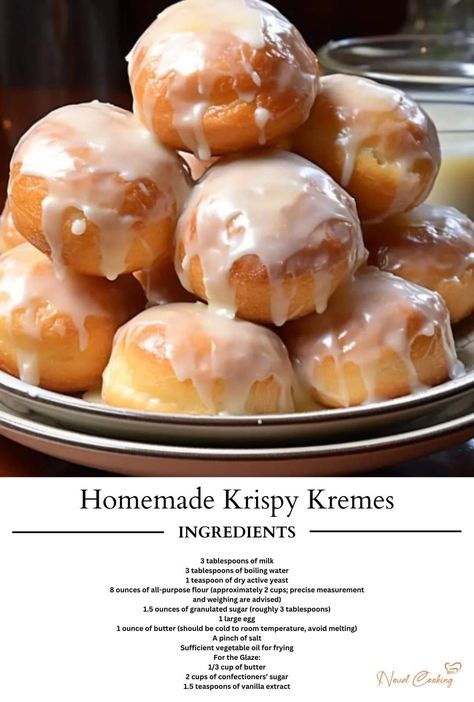 Doughnut Recipe Easy, Easy Donut Recipe, Easy Donuts, Homemade Donuts Recipe, Homemade Donuts, Doughnut Recipe, Sweet Snacks Recipes, Donut Recipes, Bread Recipes Homemade