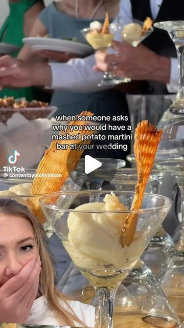 Poppy O’Toole on Instagram: "Can we talk about wedding planning yet… 👰‍♀️🥔👀 (video from @contentbymollyalison) #potato #wedding #mashpotatoes" Mashed Potato Bar Party, Mash Potato Bar, Potato Bar Wedding, Mashed Potato Bar Wedding, Mashed Potato Bar, Potato Bar, Martini Bar, Bar Wedding, Can We Talk