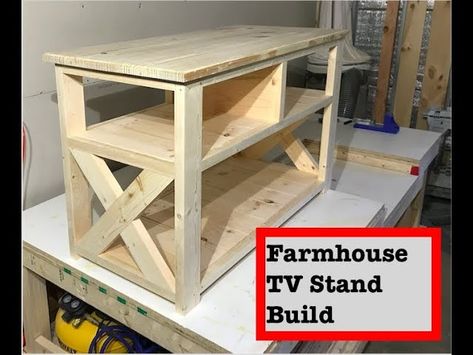 Wooden Buffet, Diy Console, Farmhouse Buffet, Farmhouse Tv, Diy Console Table, Unfinished Furniture, Diy Furniture Decor, Farmhouse Tv Stand, Buffet Console