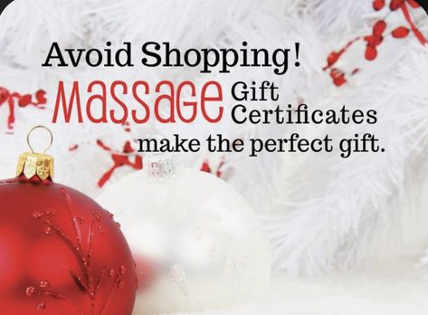 Massage Christmas Specials, Winter Massage, Massage Meme, Christmas Massage, Massage Gift Card, Massage Therapy School, Massage Therapy Quotes, Massage Gift Certificate, Massage Room Decor