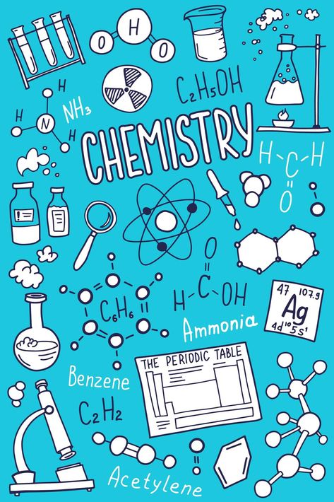 Chemistry symbols icon set. Science subject doodle design. Education and study concept. Back to school sketchy background for notebook, not pad, sketchbook. Physics And Chemistry Cover Page, Chemistry Portfolio Cover Page, Science Portfolio Design, Portfolio In Science Design, Chemistry Book Cover Design, Science Design For Notebook, Physics Aesthetic Cover Page, Chemistry Cover Page Design, Chemistry Title Page