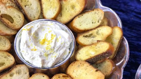 Dip Recipes With Cream Cheese, Lemon Ricotta Dip, Super Bowl Dip Recipes, Whipped Lemon Ricotta, Ricotta Dip Recipes, Super Bowl Dip, Recipes With Cream Cheese, Super Bowl Food Dip, Super Bowl Dips