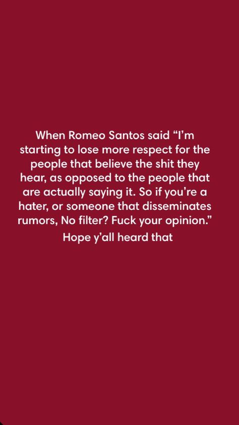 Romeo Santos lyric Romeo Santos Lyrics, Romeo Santos Quotes, Romeo Santos Wallpaper, Watch Quotes, Romeo Santos, Senior Quotes, Bad Jokes, True Facts, Song Quotes