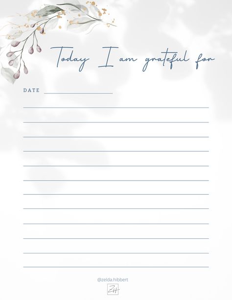 Take a moment every day and reflect on what you grateful for. Independent Consultant, Journal Template, Private Practice, Achieving Goals, Start Today, Gratitude Journal, Life Coach, Gratitude, Take A