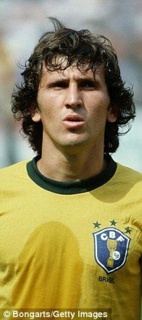 Skilful: Former Brazil international Zico #brazil #brazil #team Soccer Video, 1982 World Cup, Brazil Football Team, Brazil World Cup, Soccer Gifs, Football Gear, Zico, Retro Football, Football Pictures