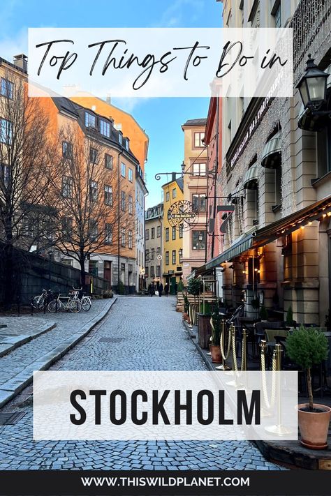 A street in Stockholm, Sweden Things To Do In Sweden, Things To Do In Stockholm, Sweden Travel, Europe Trip, Dream Travel Destinations, Bucket List Destinations, Stockholm Sweden, This City, Urban Area