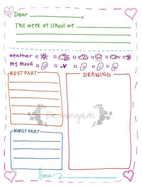 Free printable letter template with writing prompts for kids. Good for writing pen pals, grandma and grandpa, or writing home from summer camp. Pen Pal Letter Template, Letter To Grandma, Grandma Printable, Free Printable Letter Templates, Printable Letter Templates, Letter Writing Template, Formal Business Letter, Business Letter Template, Letter Templates Free