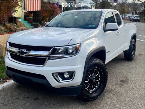 1 2018 Colorado Chevrolet Maxx Leveling Kit Fuel Titan Black Colorado Chevrolet, Running Fuel, Nitto Ridge Grappler, Goodyear Wrangler, Tyre Fitting, Chevy Colorado, Tyre Brands, Chevrolet Colorado, Silverado 2500 Hd