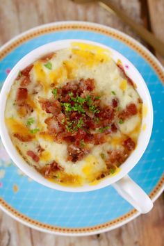 Breakfast In A Mug, Microwave Mug Recipes, Cup Recipes, Mug Dinner, Bacon Muffins, Microwave Meals, Muffin In A Mug, Microwave Food, Recipe For 1