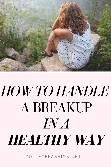 How to handle a breakup in a healthy way How To Handle Breakups, Handling Breakups, How To Handle A Breakup, Getting Over A Breakup, Healing From A Breakup, Working On Yourself, Over A Breakup, Getting Over Someone, Relationship Boundaries