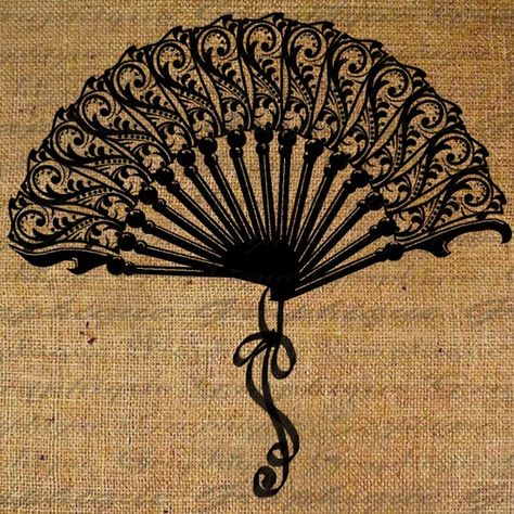 Fan Back Tattoo, Fan Tattoo Arm, Victorian Fan Tattoo, Flamenco Fan Tattoo, Ornamental Fan Tattoo, Spanish Fan Tattoo, Traditional Fan Tattoo, Hand Fan Tattoo, Spanish Fan