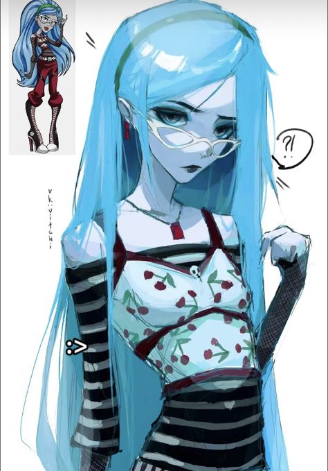 Monster High Ghoulia, Ghoulia Yelps, Monster H, Arte Monster High, Monster High Pictures, Arte Grunge, Monster High Art, Monster High Characters, Pretty Drawings