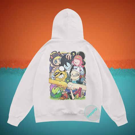 Finn And Jake, Graphic Hoodie, Adventure Time, Graphic Hoodies, Hooded Sweatshirt, Gender Neutral, Film, Sweatshirts, Ships