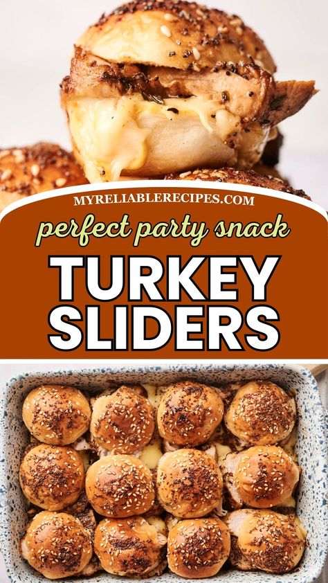 Turkey Sliders Recipes, Easy Turkey Sliders, Leftover Turkey Sliders, Easy Thanksgiving Appetizer, Easy Thanksgiving Recipes Appetizers, Weekend Lunches, Sliders Recipes Turkey, Ham Leftovers, Turkey Lunch Meat