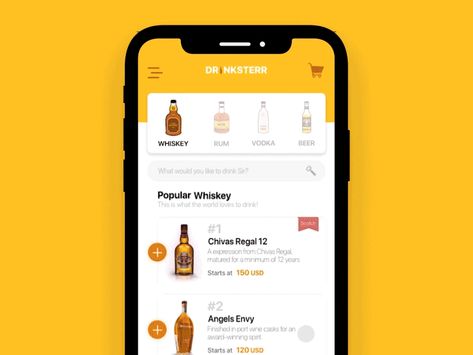 Great work from a designer in the Dribbble community; your best resource to discover and connect with designers worldwide. Paper Prototype, Beer App, Cocktail App, Drink App, Wine App, App Wireframe, Website Layout Inspiration, App Home Screen, App Concept