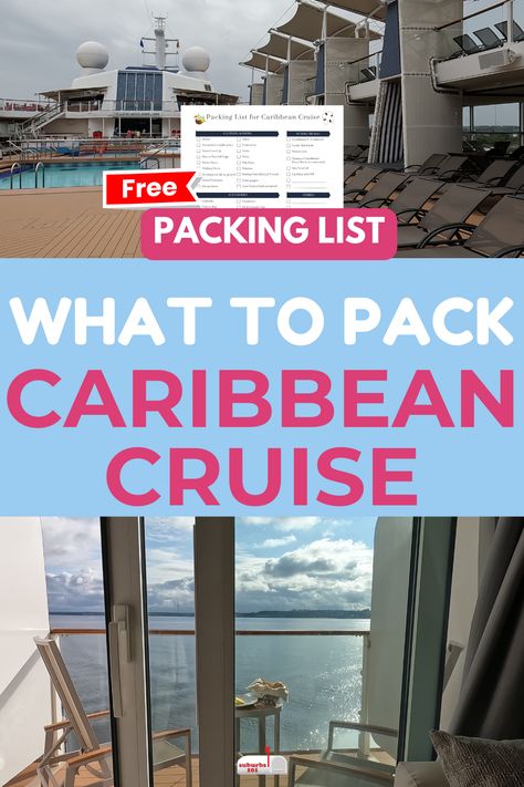 Planning a Caribbean cruise vacation? Before you start packing your bags, let me share some helpful packing tips based on my personal experience from going on over 20 cruises. I've put together a Caribbean Cruise packing list that you can download and print to help you plan your cruise vacation. Happy cruising! 5 Day Cruise Packing List, What To Pack For A Cruise, Pack For Cruise, Cruise Essentials Packing Lists, Caribbean Cruise Packing List, Cruise Packing List Caribbean, Cruise Packing Checklist, Aruba Cruise, Caribbean Cruise Packing