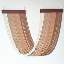 Ombre Wall Art, Macrame Wall Hanging Large, Wool Wall Hanging, Fiber Art Wall Hanging, Macrame Inspiration, Ombre Wall, Wall Art Diy Paint, Macrame Knots Pattern, Christmas Craft Fair