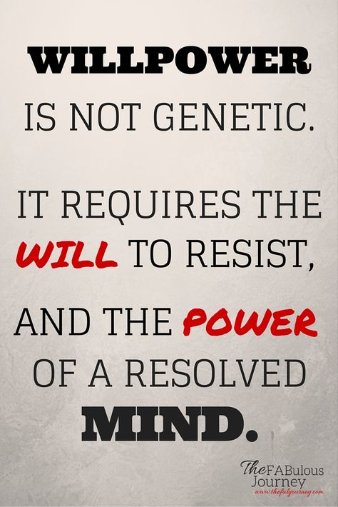 This is an important truth to internalize...willpower is not genetic! Here is a little inspiration for your weight loss journey and a… Willpower Quotes, Will Power, New Quotes, Quotes About Strength, Fitness Motivation, Encouragement, Motivational Quotes, Inspirational Quotes, Diet