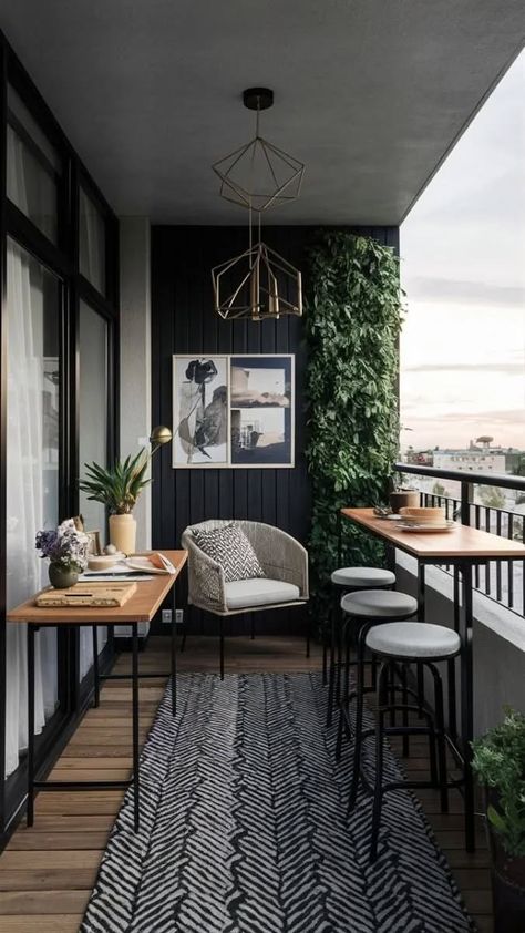 Office Balcony Ideas, Outdoor Balcony Office Ideas, Condo Balcony Decorating Ideas, Apartment Balconies Ideas, Condo Terrace Ideas, Relaxing Balcony Ideas, Small Patio Ideas Condo, Small Outdoor Balcony Ideas Apartments, Small Balcony Decoration