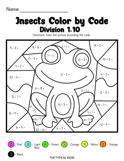 math worksheets color by number Division Color By Number, Math Division Worksheets, Ideas Salon, Fun Math Worksheets, Kindergarten Addition Worksheets, Math Addition Worksheets, Math Division, Division Worksheets, Summer Math