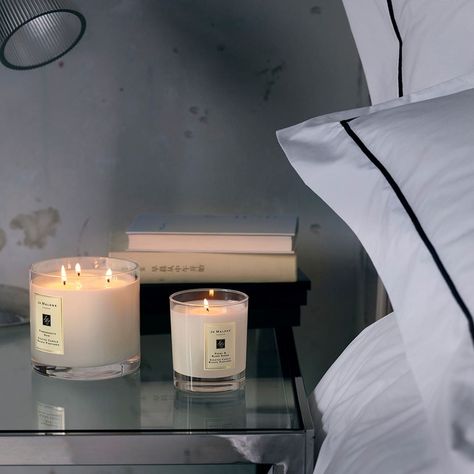 Jo Malone London on Instagram: “Complete your bedside table with an enchanting candle combination. #FragranceCombining #ScentPairing” Shelving Inspiration, Bedrooms Ideas, Mood Light, Luxury Fragrance, Jo Malone London, Wrapping Ideas, Jo Malone, Home Candles, Luxury Candles