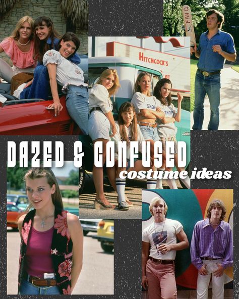 Dazed and Confused Outfits (Perfect for Halloween Costumes!) - Stealing Pretty Dazed And Confused Outfits, Joey Lauren Adams, Dazed And Confused Movie, Parker Posey, Movie Halloween Costume, Movie Halloween Costumes, Cole Hauser, Perfect Movie, Last Minute Halloween Costumes