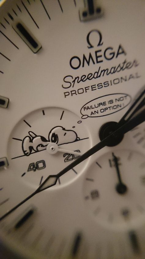 F&O Fabforgottennobility Omega Speedmaster Snoopy, Omega Snoopy, Armani Watch, Speedmaster Professional, Armani Watches, Sweet Jewelry, Time Keeper, Omega Watches, Wrist Candy