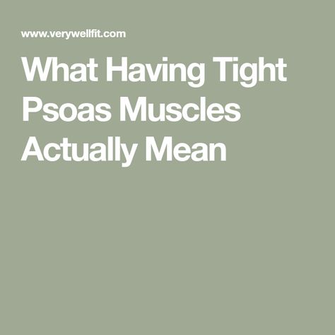 What Having Tight Psoas Muscles Actually Mean Psoas Muscle Pain, Psoas Stretch, Psoas Release, Core Muscle, Deep Core, Lower Back Pain Exercises, Psoas Muscle, Hip Stretches, Hip Muscles