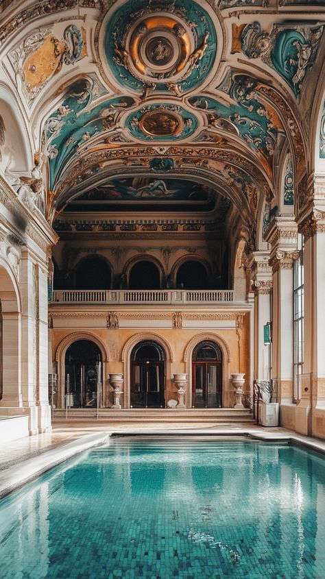 Indulge in a Taurus spa retreat in Budapest: unwind in thermal baths, admire Art Nouveau, savor cafe culture, and soak up relaxation by the Danube River. Budapest Spa, Cafe Culture, Thermal Baths, Danube River, Spa Retreat, Thermal Bath, Budapest, Travel Destinations, Art Nouveau