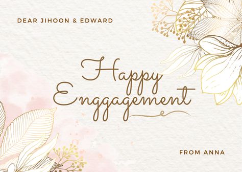 Our Engagement Greeting Card Template is the perfect way to congratulate your loved ones on their engagement. Our customizable template allows you to add a personal touch to your card with ease. Make their special moment even more memorable with a beautiful and heartfelt greeting card. Engagement Greetings, Happy Planner Printables, Engagement Photoshoot Ideas, Happy Engagement, Our Engagement, Greeting Card Template, Planner Printables, Template Ideas, Engagement Photoshoot